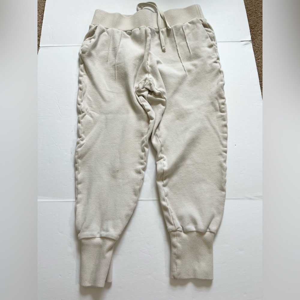 Varley Beige Thick Jogger Sweatpants Size Medium